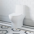 Swiss Madison Sm 1T112 Ivy One Piece Dual Tornado 0.8 1.28 Gpf Toilet White