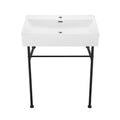 Swiss Madison Sm Cs772 Claire 30 Rectangular Ceramic Console Bathroom Matte Black