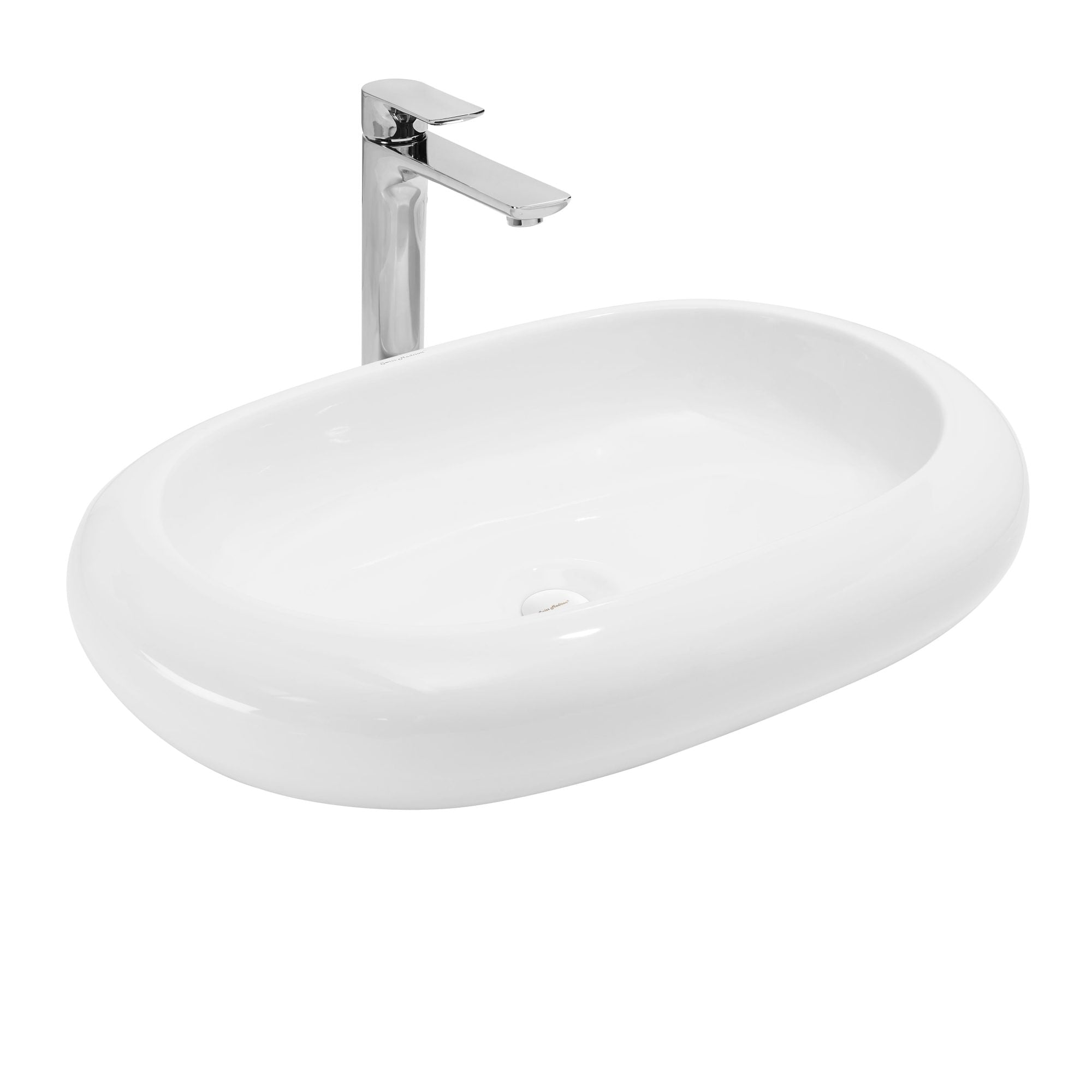 Swiss Madison Sm Vs272 Plaisir 25 Oval Vessel Ceramic Bathroom Sink White