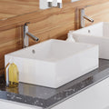 Voltaire 17 Square Ceramic Vessel Sink
