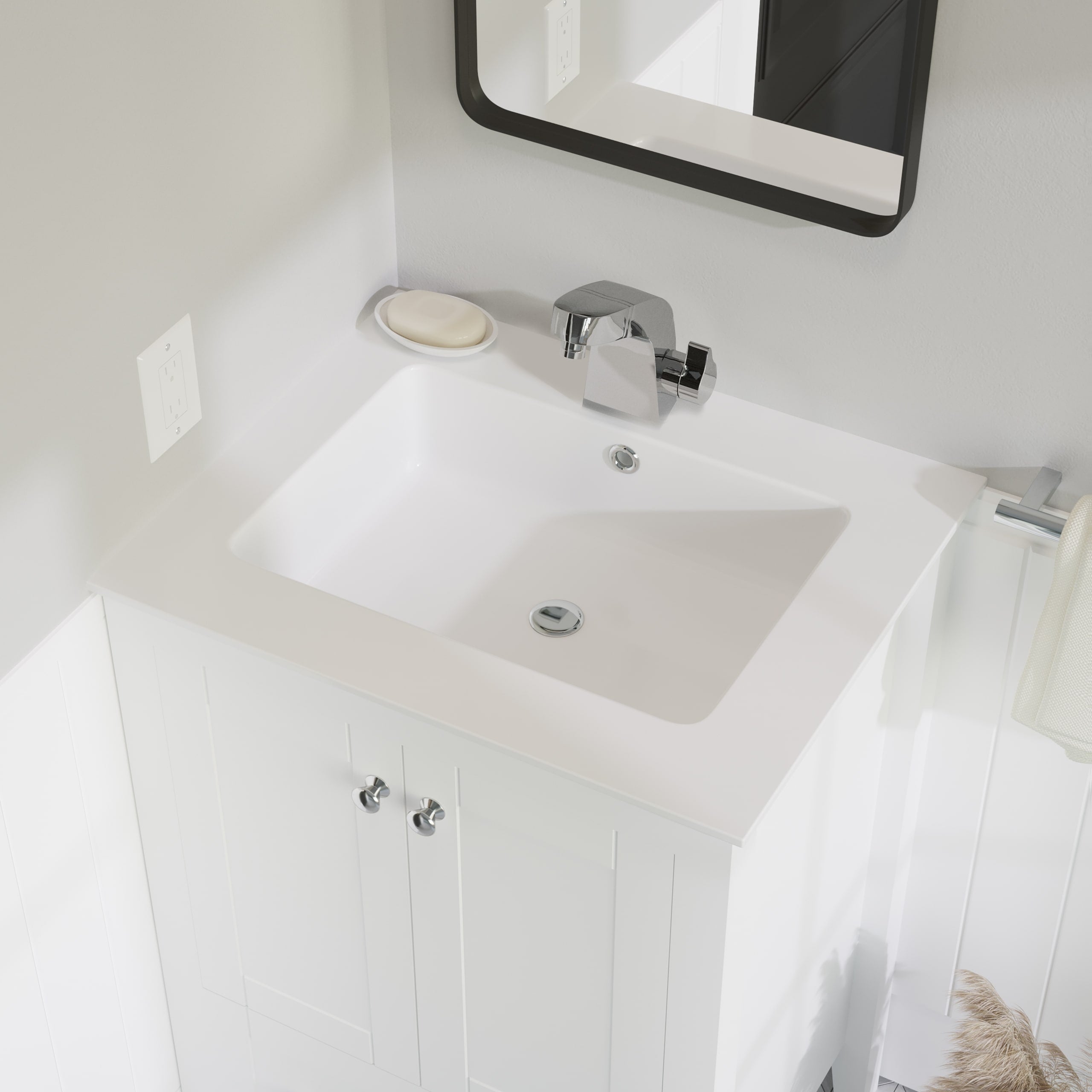 Swiss Madison Voltaire 25 Vanity Top Sink With Single Faucet Hole