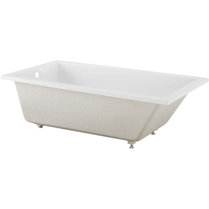 Swiss Madison Sm Db567 Swiss Madison Sm Db567 Voltaire 72 Drop In Acrylic Soaking Tub With Reversible Glossy White