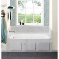 Swiss Madison Voltaire Acrylic Left Hand Drain With Tile Flange Rectangular Drop In Bathtub