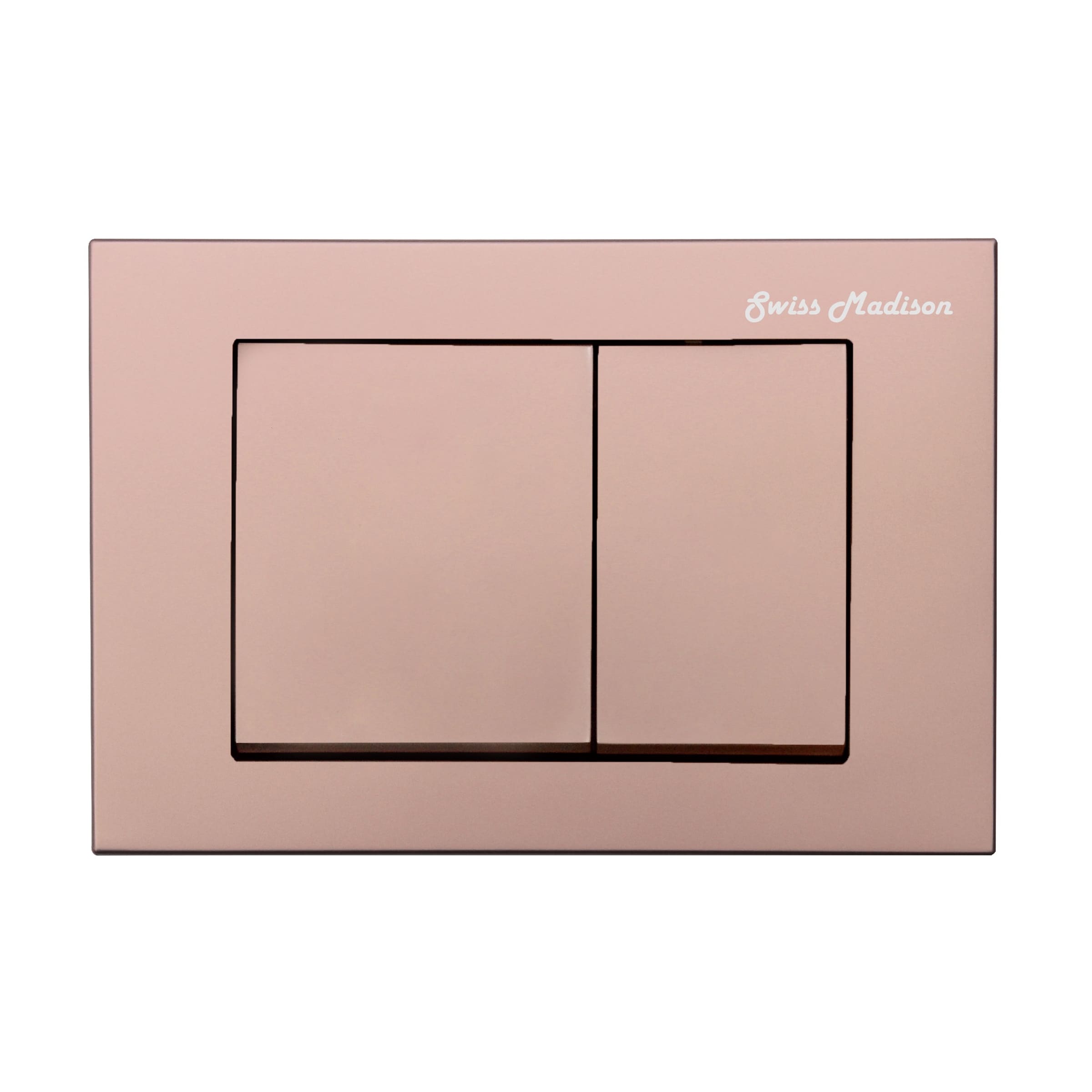 Swiss Madison Wall Mount Toilet Actuator Flush Push Button Plate