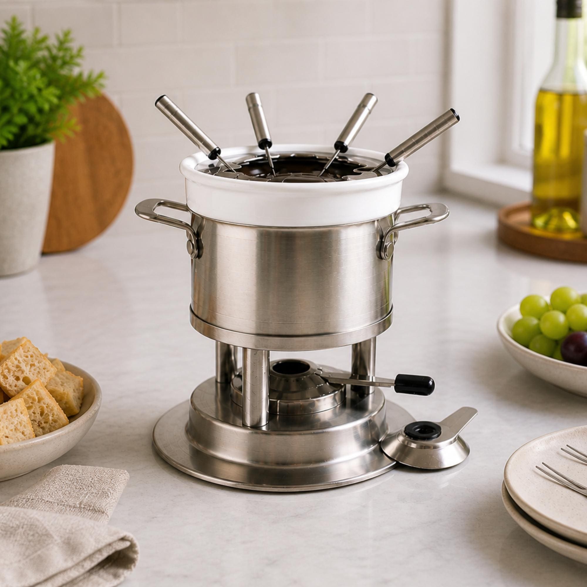 Swissmar Basel 11 Piece Fondue Set