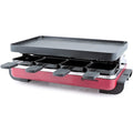 Swissmar Kf 77043 Red Enamel Black 8 Person Classic Raclette Party Grill