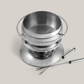 Swissmar Zuri Fondue 11 Piece Set Stainless Steel 2.2Qt
