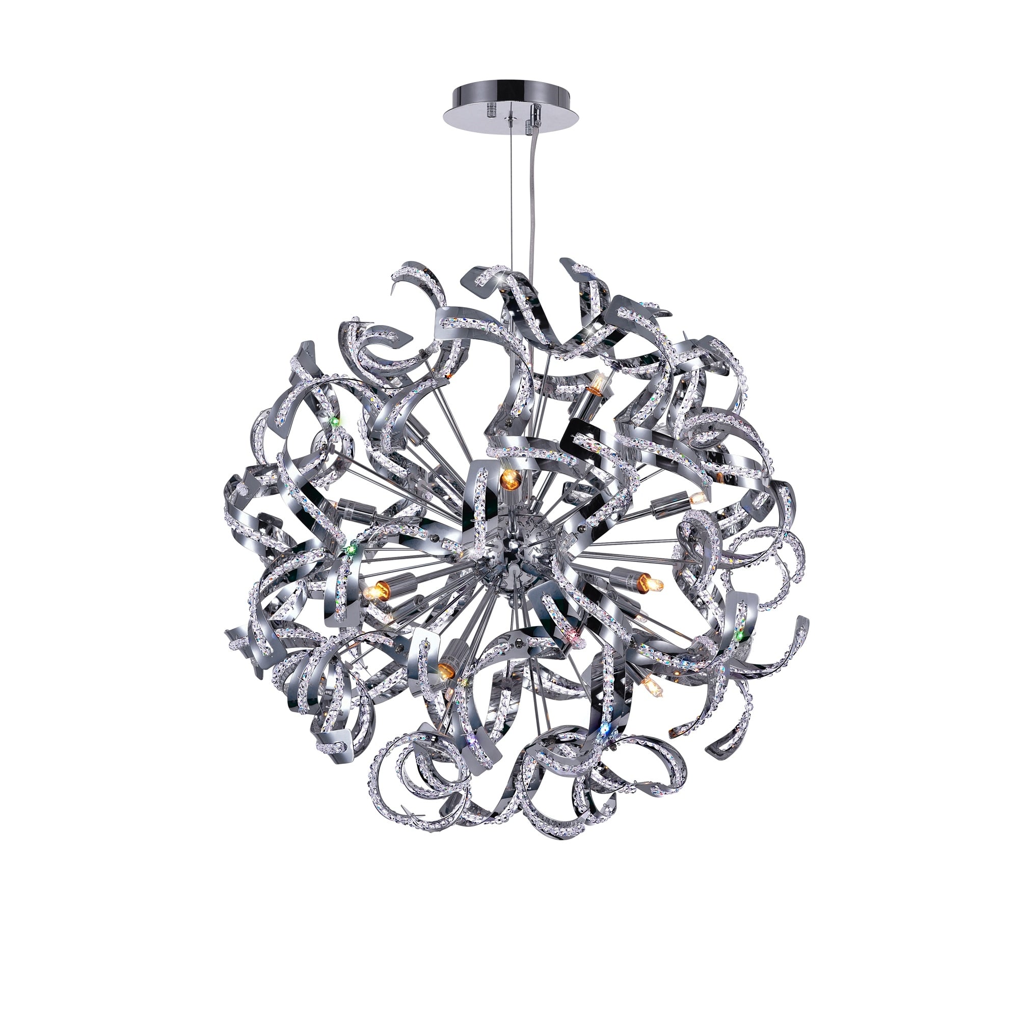 Silver Orchid Francen Chrome 14 Light Chandelier