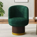 Swivel Accent Chair Round Barrel Chair For Living Room Upholstered Chair Side Chair Corner Chair Dressing Chair