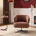 Swivel Chair Leisure Chair Side Chair Rustic Accent Chair Reception Chair Red Reading Chair Armchair