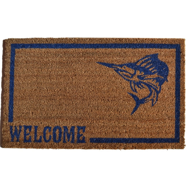 Swordfish Welcome Door Mat