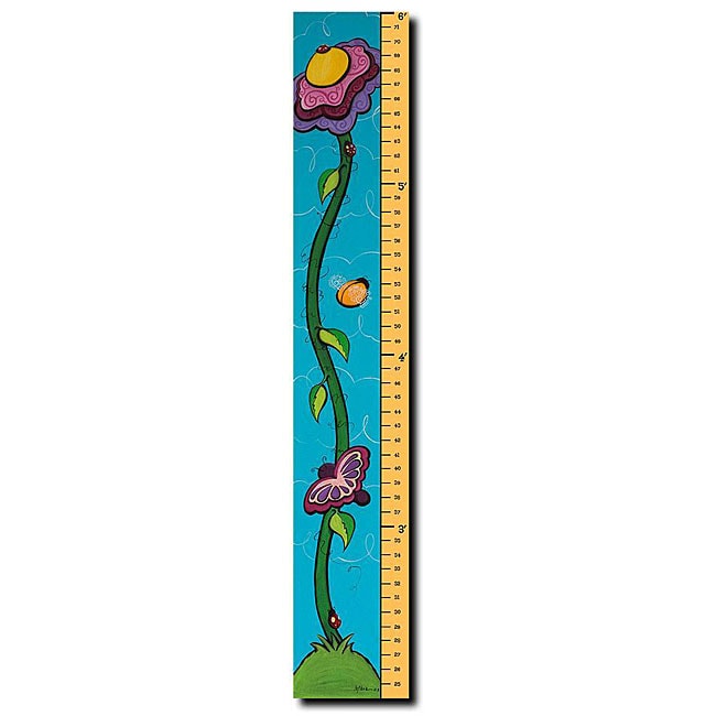 Sylvia Masek Flower Sprout 6 Foot Growth Chart