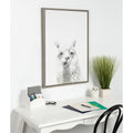 Sylvie Alpaca Framed Canvas Wall Art By Simon Te Tai Gray 23X33