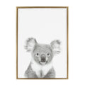 Sylvie Koala Ii Framed Canvas Wall Art By Simon Te Tai Gold 23X33