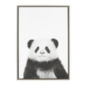 Sylvie Panda Framed Canvas Wall Art By Simon Te Tai Gray 23X33