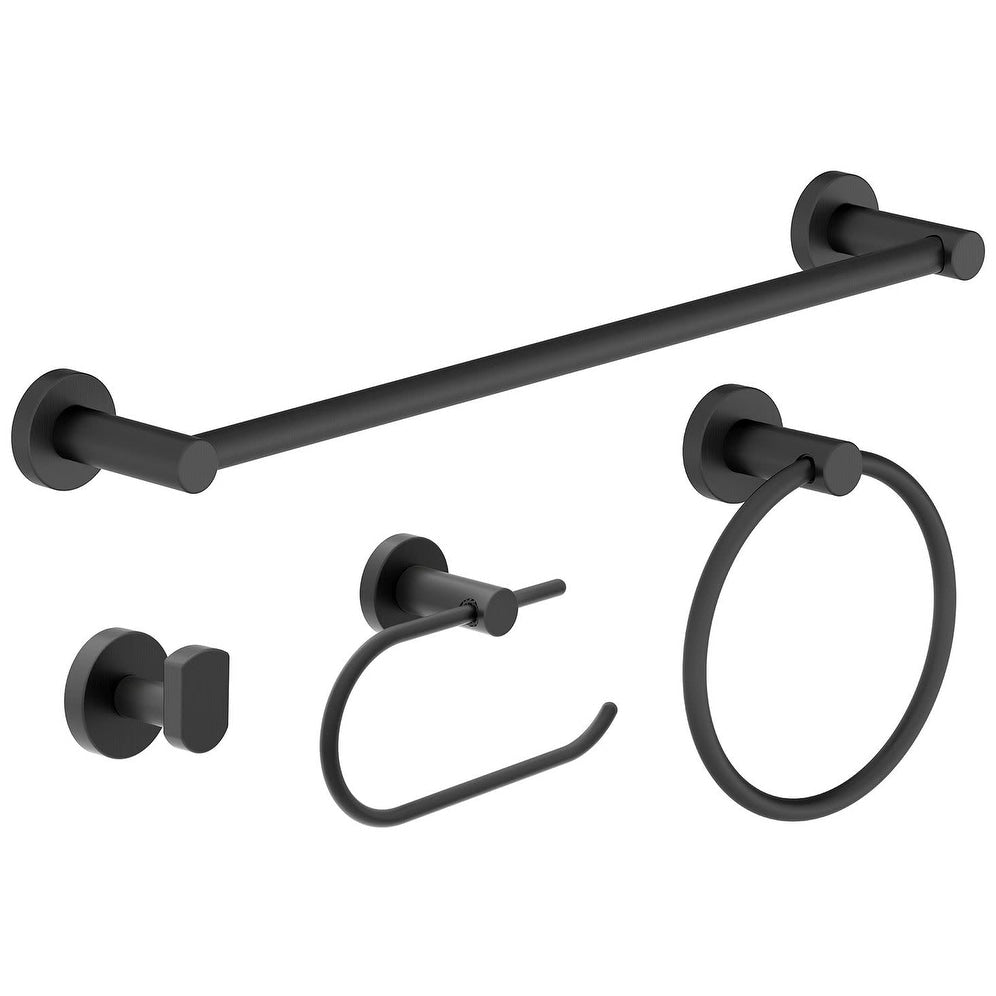 Symmons 35Ac4Bundle Dia Bathroom Hardware Set Matte Black