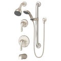 Symmons 9606 Plr 1.5 Trm Origins Tub And Shower Trim Package With Single Function Shower Head With Double Lever Handle No