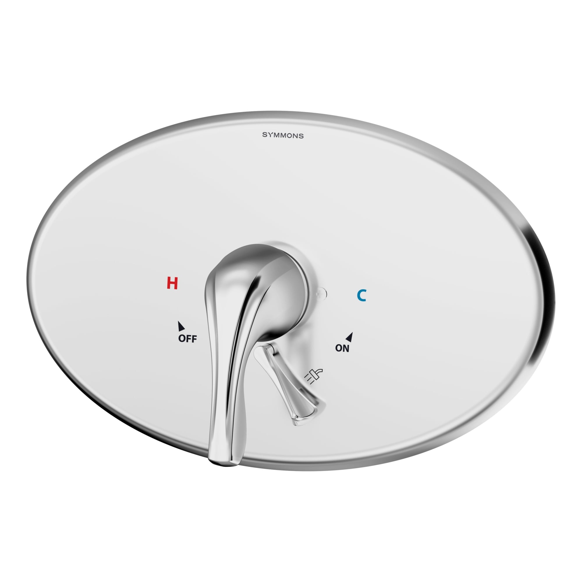 Symmons S 9600Ts Plr Op Trm Origins Single Function Pressure Balanced Valve Trim Only With Double Lever Handle And Integrated