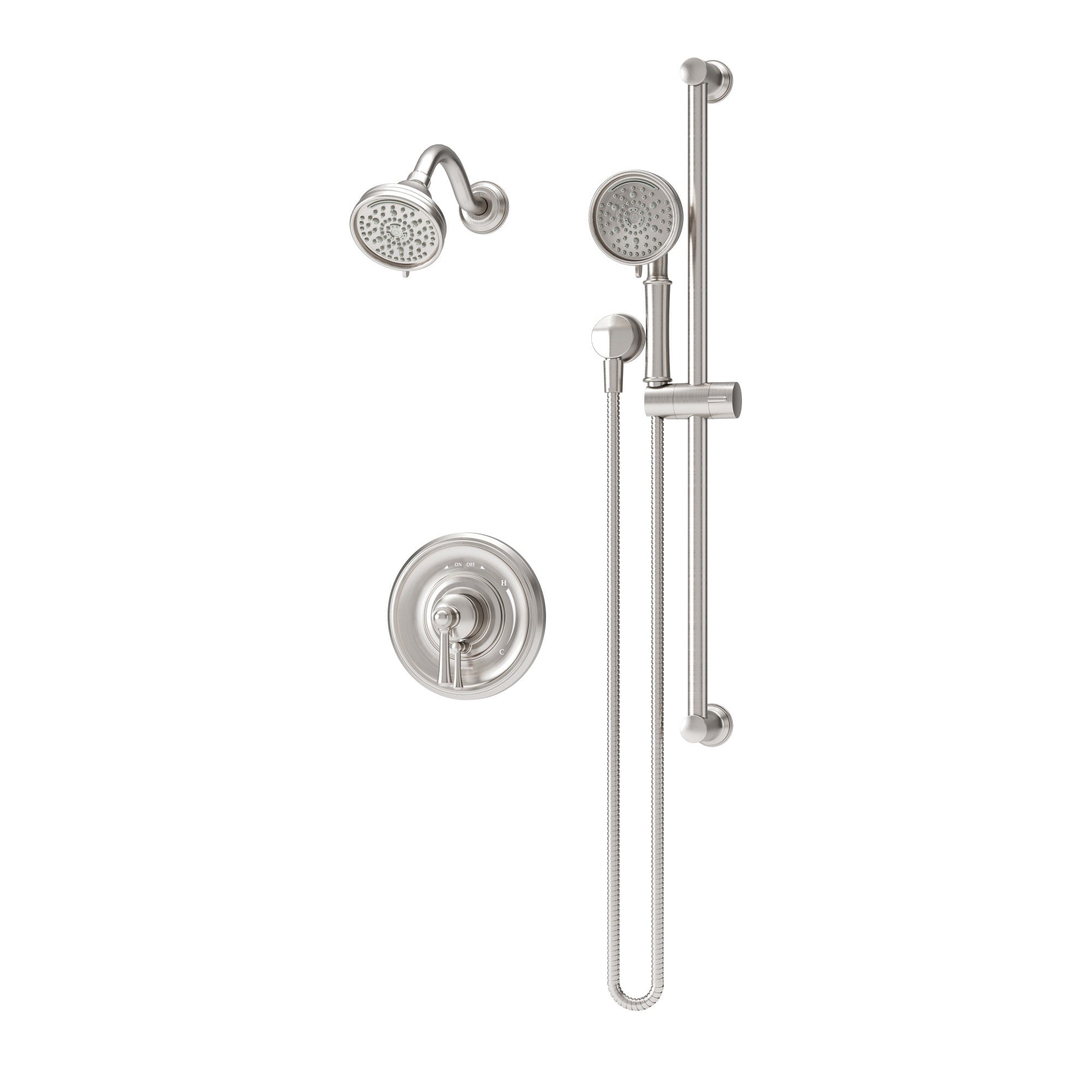 Symmons S5898Trm Braston 2 Gpm Shower And Hand Shower Trim With