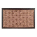 Synthetic Brown Door Mat 24 X 16 24 X 16