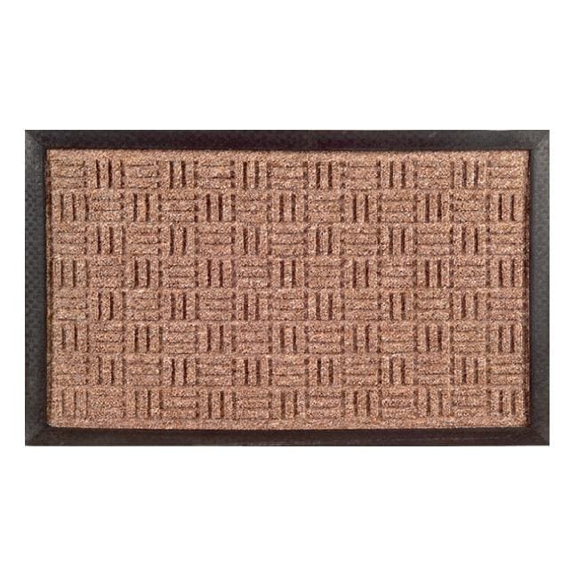 Synthetic Brown Door Mat 24 X 16 24 X 16