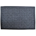Synthetic Indoor Outdoor Grey Door Mat