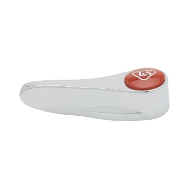 T And S Brass 001637 45Ns Lever Handle Red Index T S Logo Screw