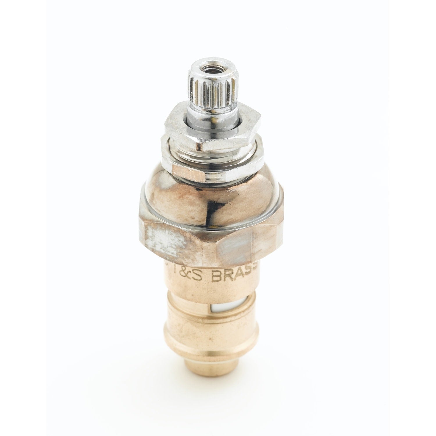 T And S Brass 011616 25 Hot Cerama Cartridge With Escutcheon Bonnet Rtc Chrome