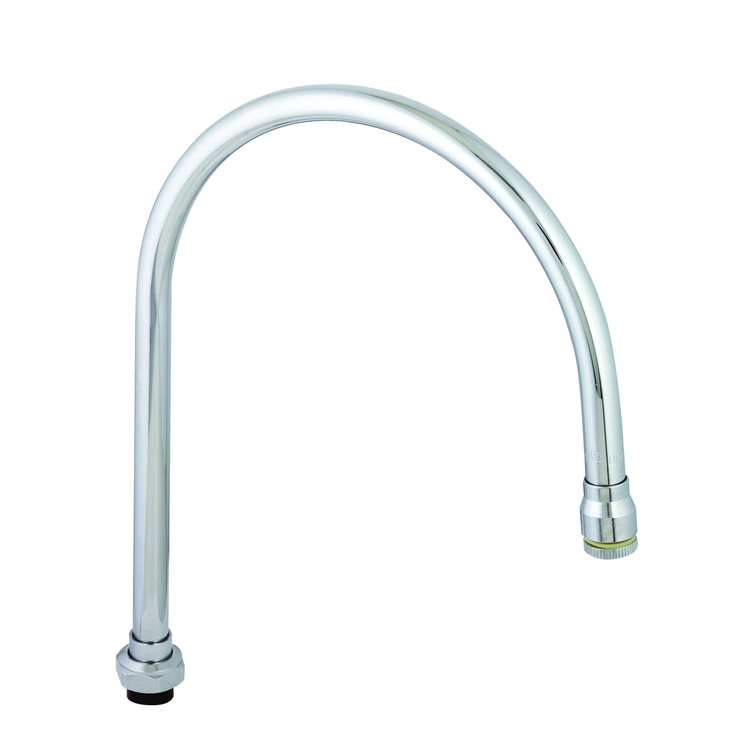 T And S Brass 135X 12 1 16In Swivel Gooseneck Spout Chrome