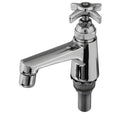 T And S Brass B 0710 Sill Faucet With 1 2 Nps Male Shank Cross Handle And 2.2 Gpm Non Splash Aerator
