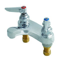 T And S Brass Deck Mounted Lavatory Faucet With 4 Centers 2.2 Gpm