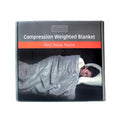 T233 Cotton Shell With Removable Fleece Cover Weighted Blanket In Gift Box