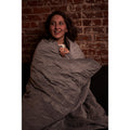 T233 Cotton Shell With Removable Fleece Cover Weighted Throw In Gift Box