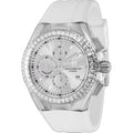 Technomarine Mens Tm 121148 Cruise Quartz Vd57 Metal Dial Watch Silver