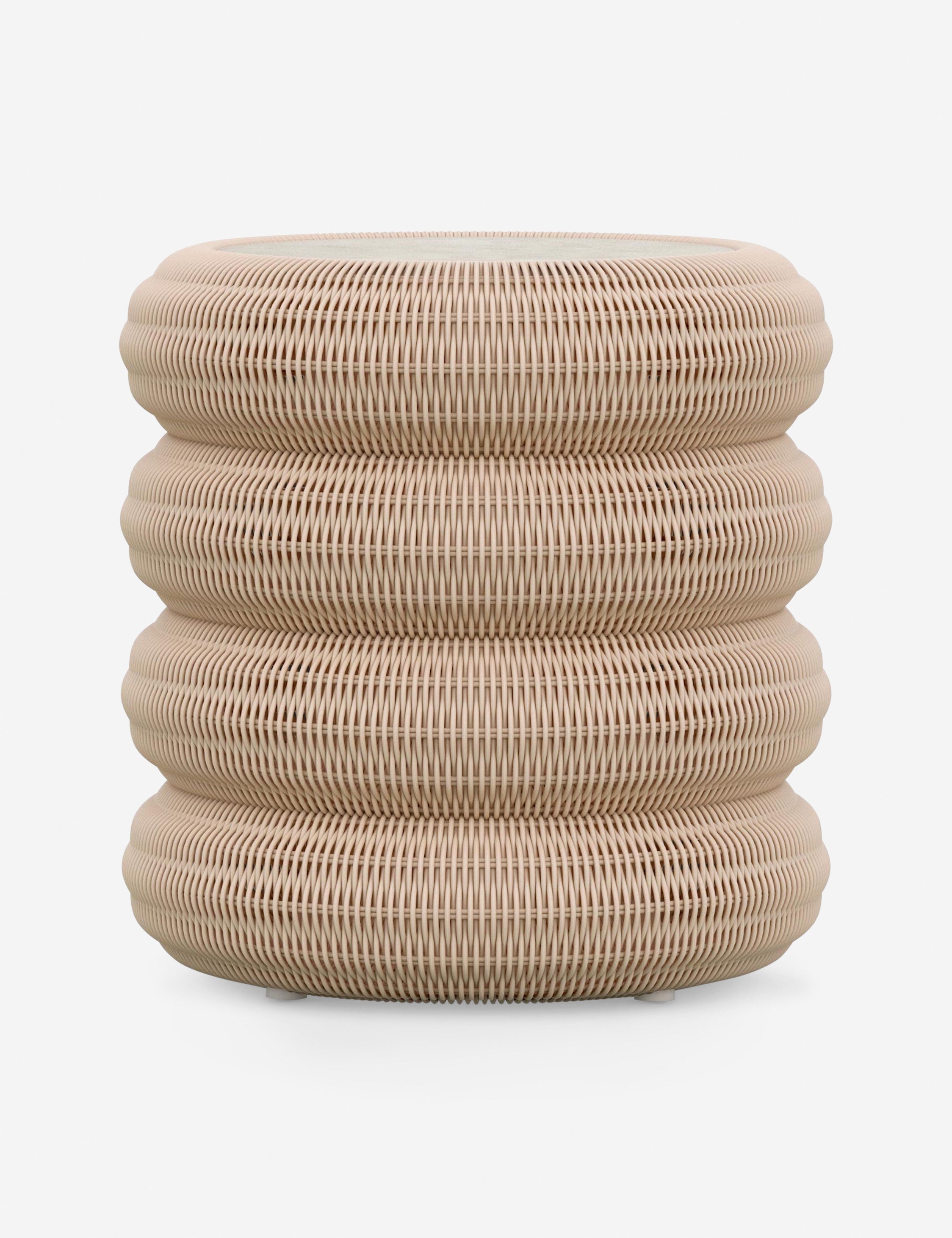 Castaneda Indoor / Outdoor Round Side Table
