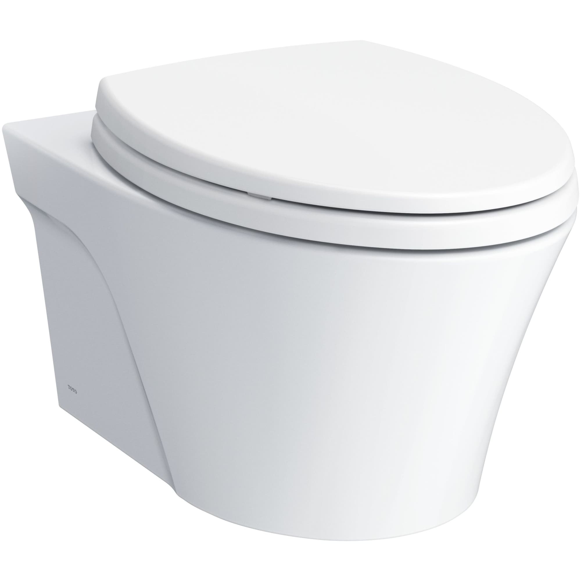 Toto Ct426Cfg Ap Wall Mounted Elongated Chair Height Toilet Bowl Only Cotton White