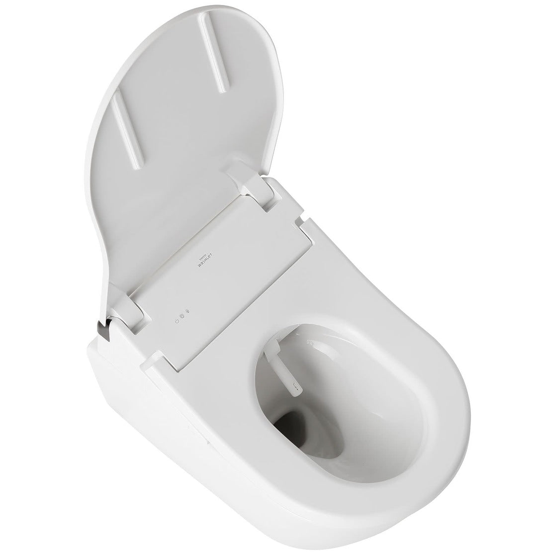 Toto Ct447Cfgt60 Rp Wall Mounted Elongated Chair Height Toilet Bowl Only With Washlet And Cefiontect Cotton White