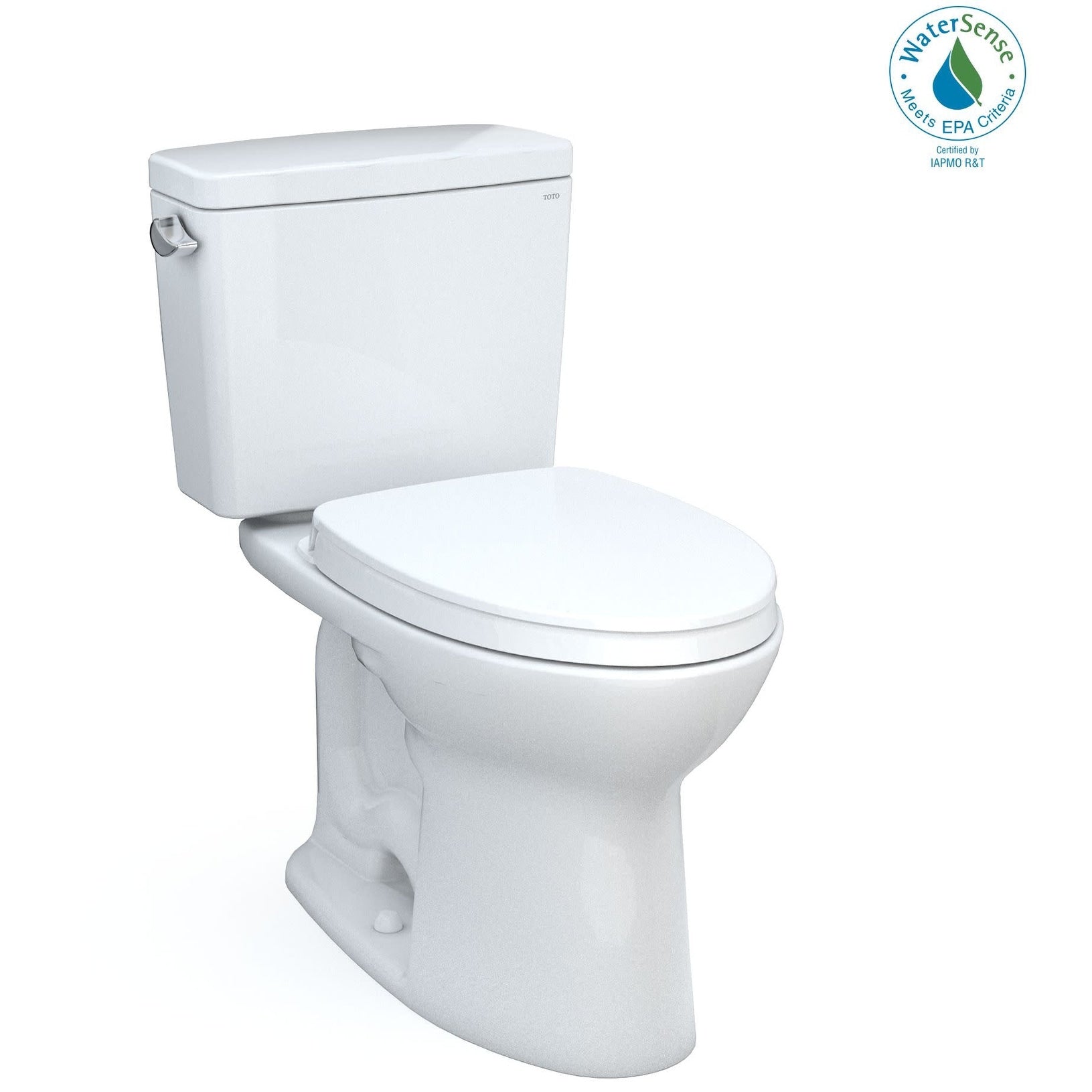 Toto Drake Two Piece Elongated 1.28 Gpf Universal Height Tornado Flush
