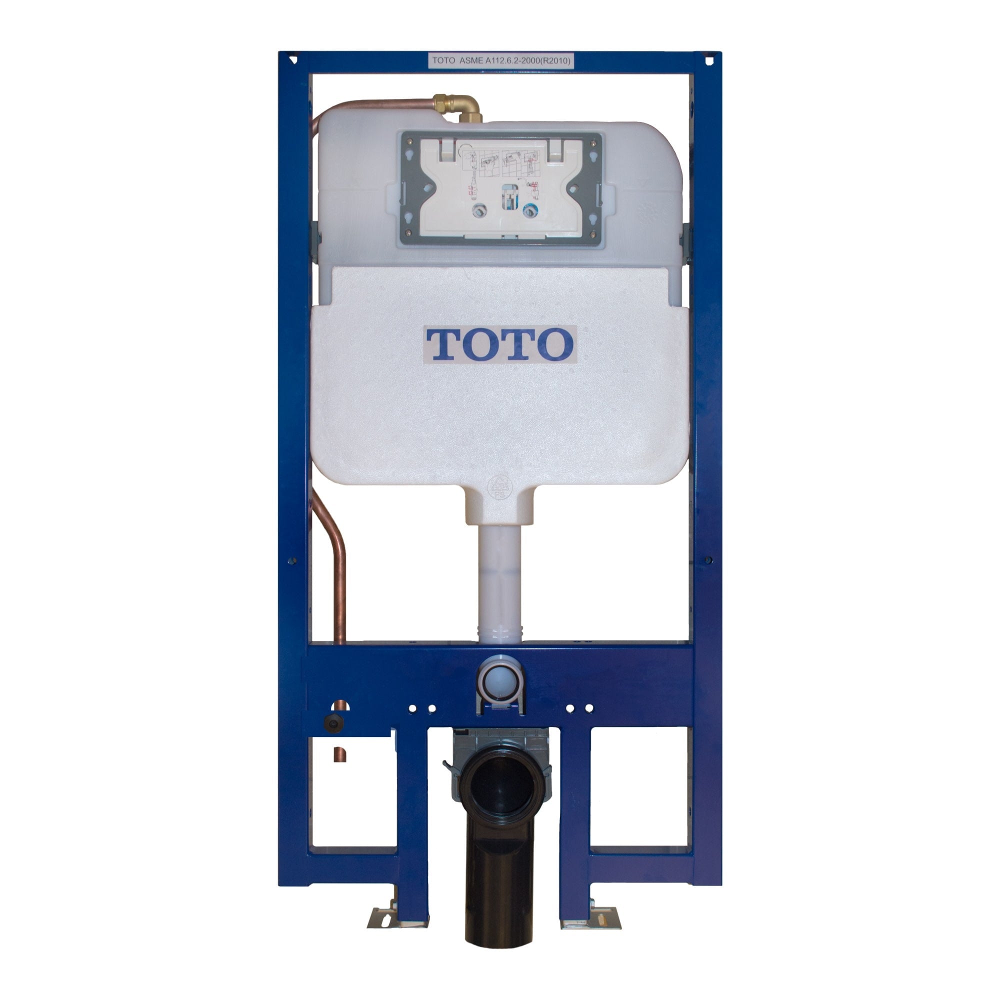 Toto Wt172M Duofit In Wall Tank Unit For Wall Hung Toilets With Copper Supply Line N A