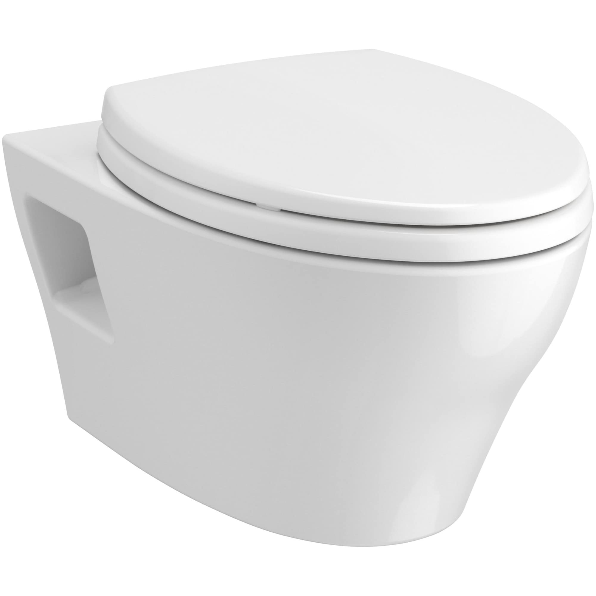 Toto Ct428Cfgt40 Ep Wall Mounted Elongated Chair Height Toilet Bowl Cotton White