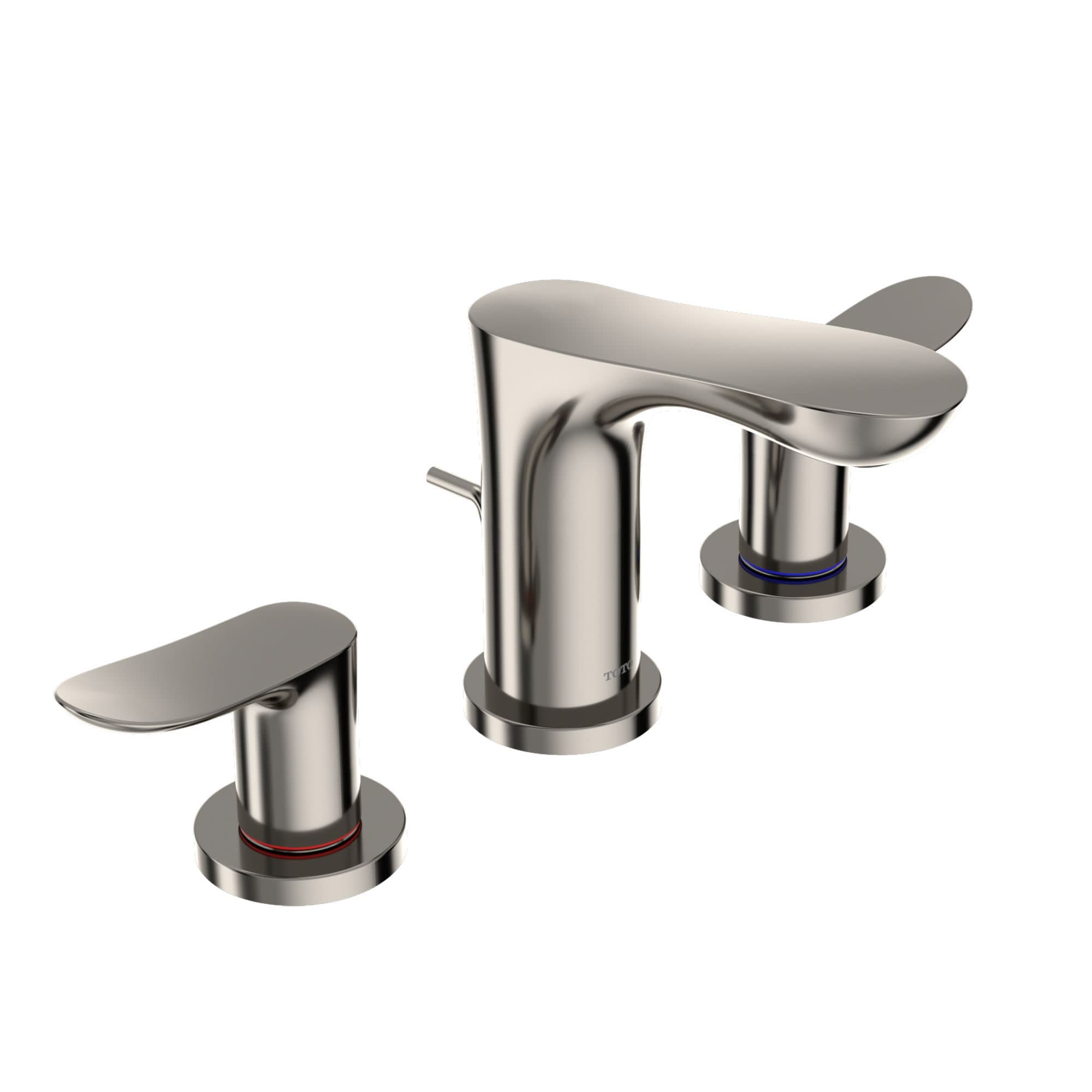 Toto Tlg01201U Global 1.2 Gpm Widespread Bathroom Faucet With Pop Up Polished Chrome