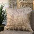 Triscina Fauxfur Pillow 22X22 Feather Down Fill