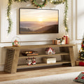 Tv Entertainment Center With Open Storage Shelves Tv Stand For 60 Inches Tvs Media Console Table