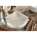 Table Napkin Placemat Set With Lace And Embroidered Design