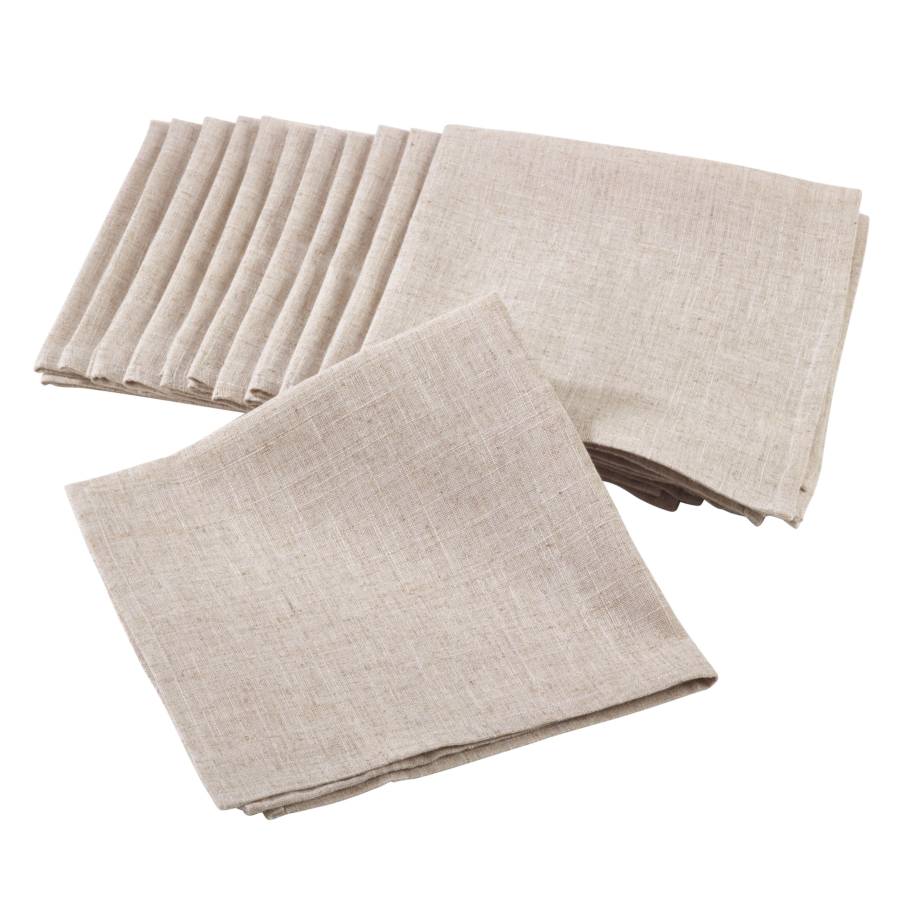 Plain Dinner Napkin Set Of 12
