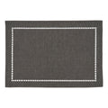 Table Placemats With Laser Cut Hemstitch Design Set Of 4