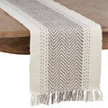 Table Runner With Kantha Stitch Design.