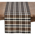 100 Water Hyacinth Runner With Plaid Woven Design