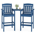 Tall Adirondack Chairs Set Of 2 Hdpe Adirondack Bar Stools With Connecting Tray Bar Height Adirondack Chair Patio Barstool