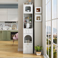 Tall Bathroom Storage Cabinet Side Cabinet With 2 Drawer Floor Cabinet Entryway Cabinet Hallway Cabinet